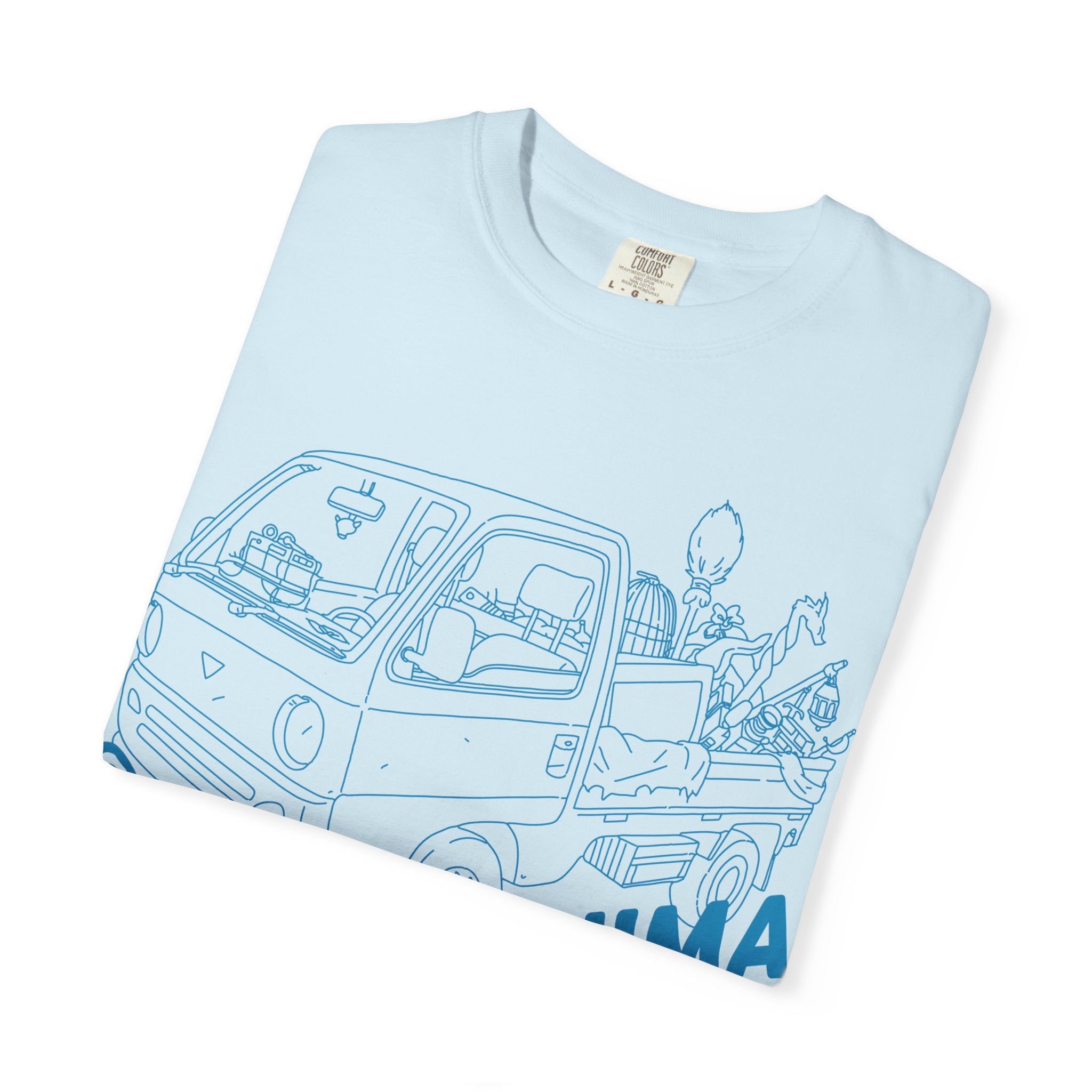 Obojima Kei Truck Line Art T‑Shirt