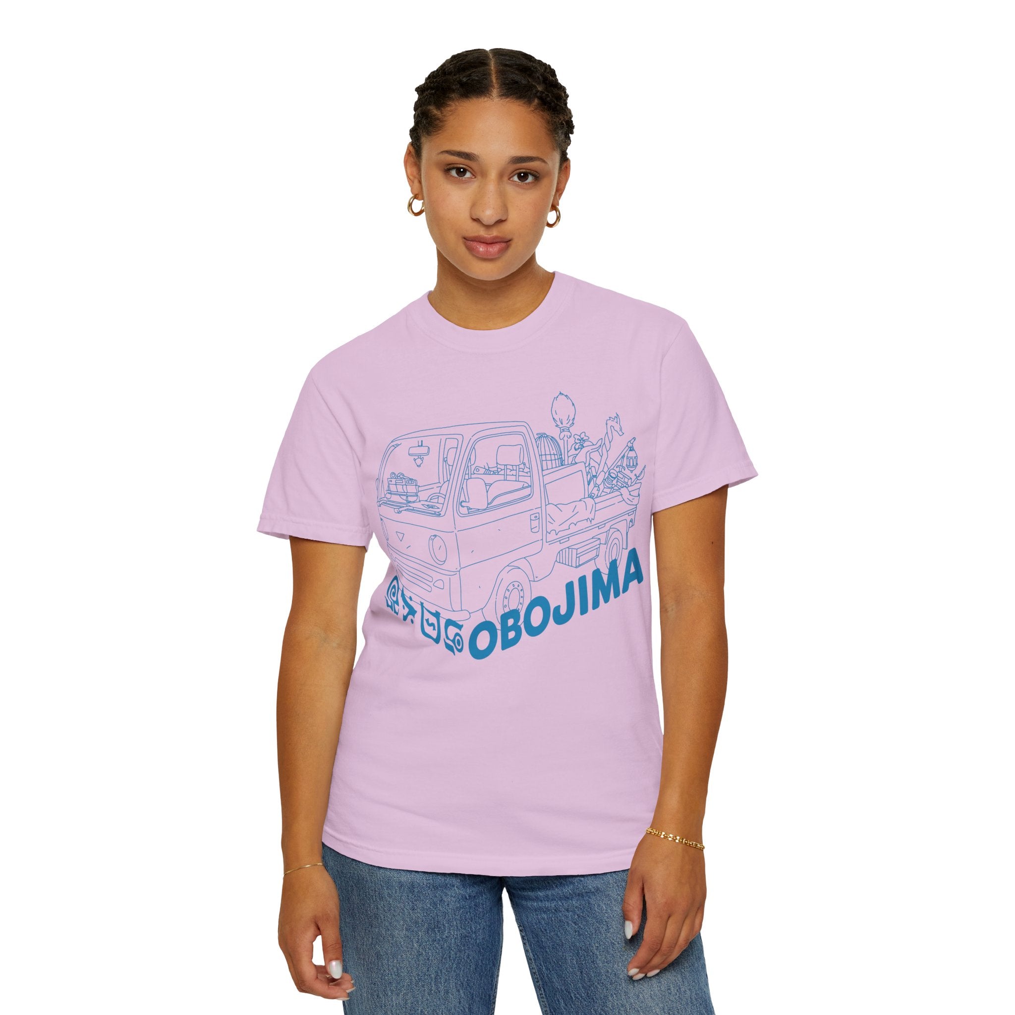 Obojima Kei Truck Line Art T‑Shirt