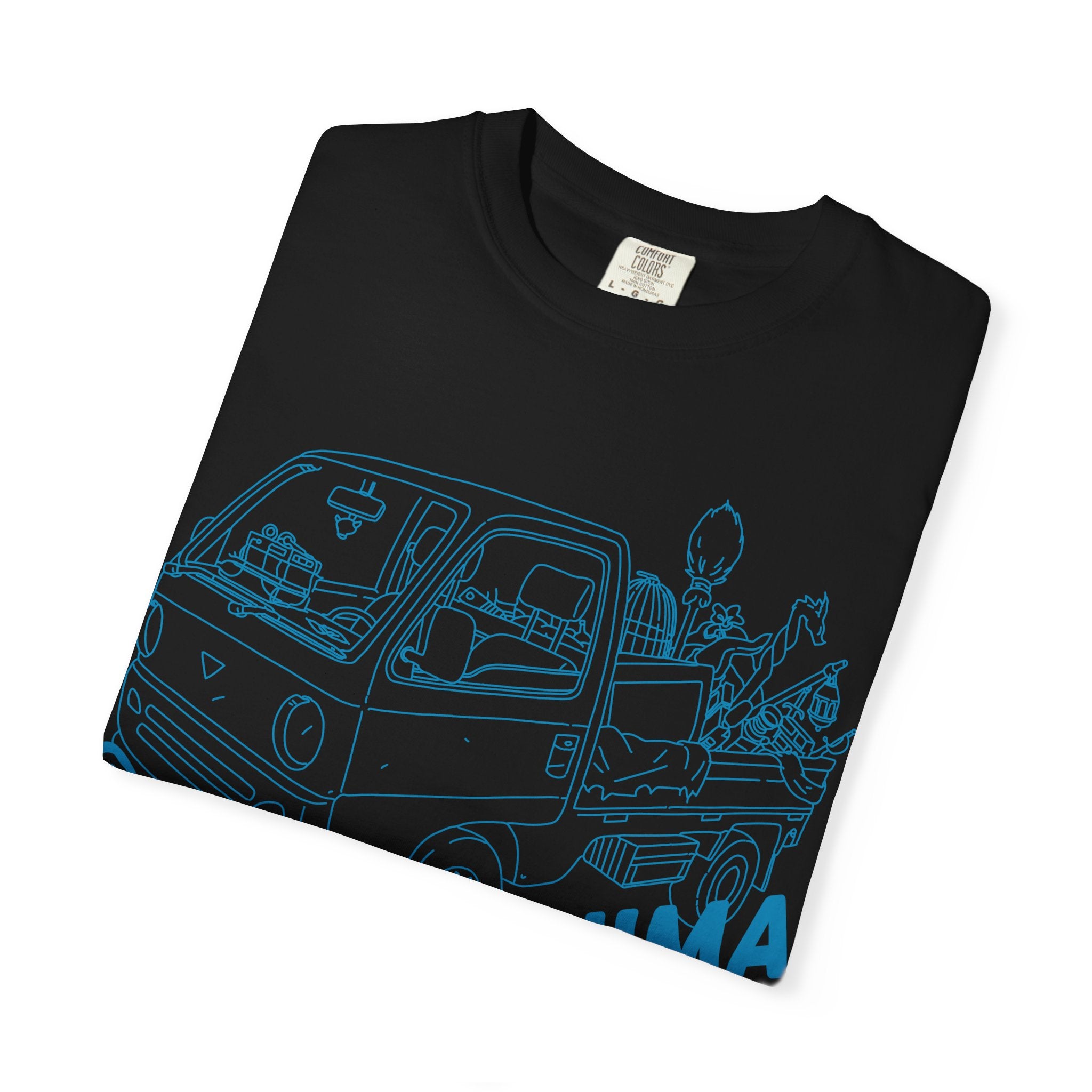 Obojima Kei Truck Line Art T‑Shirt