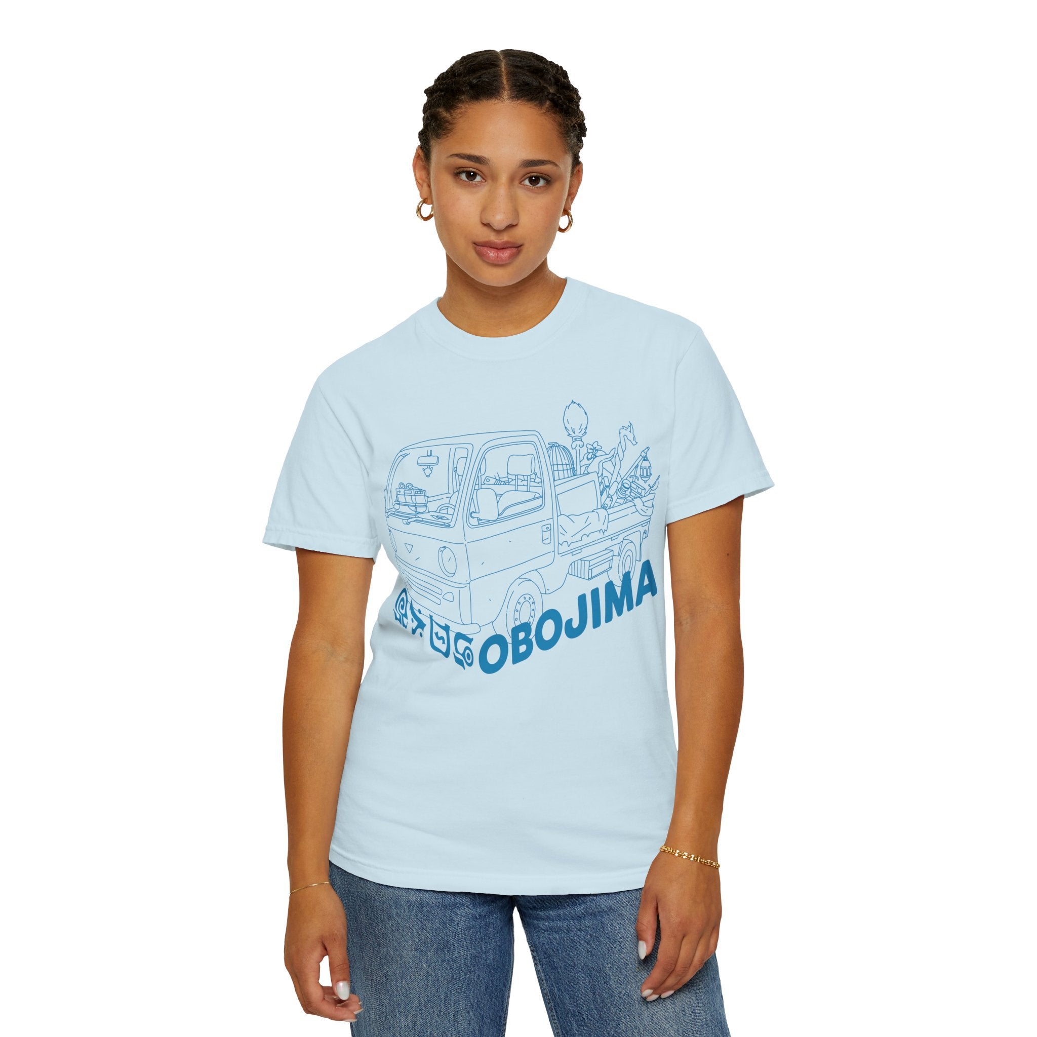 Obojima Kei Truck Line Art T‑Shirt