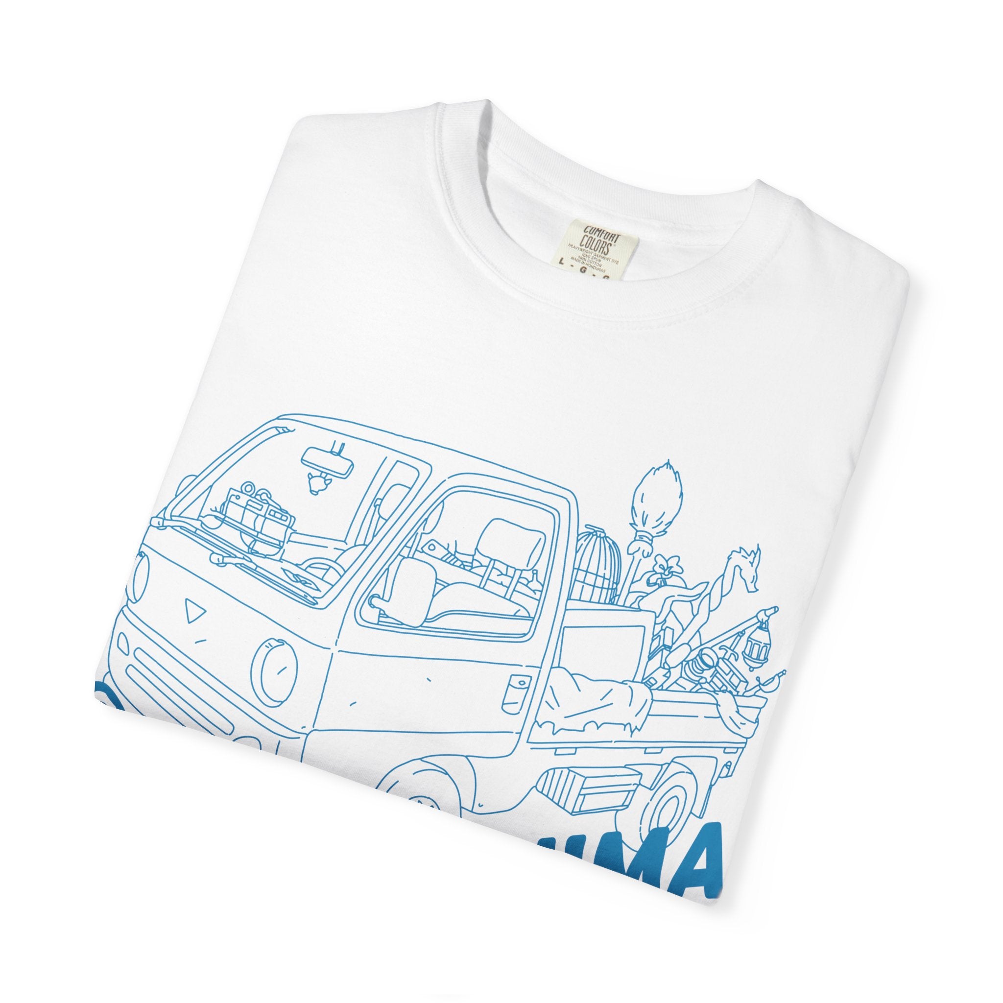 Obojima Kei Truck Line Art T‑Shirt