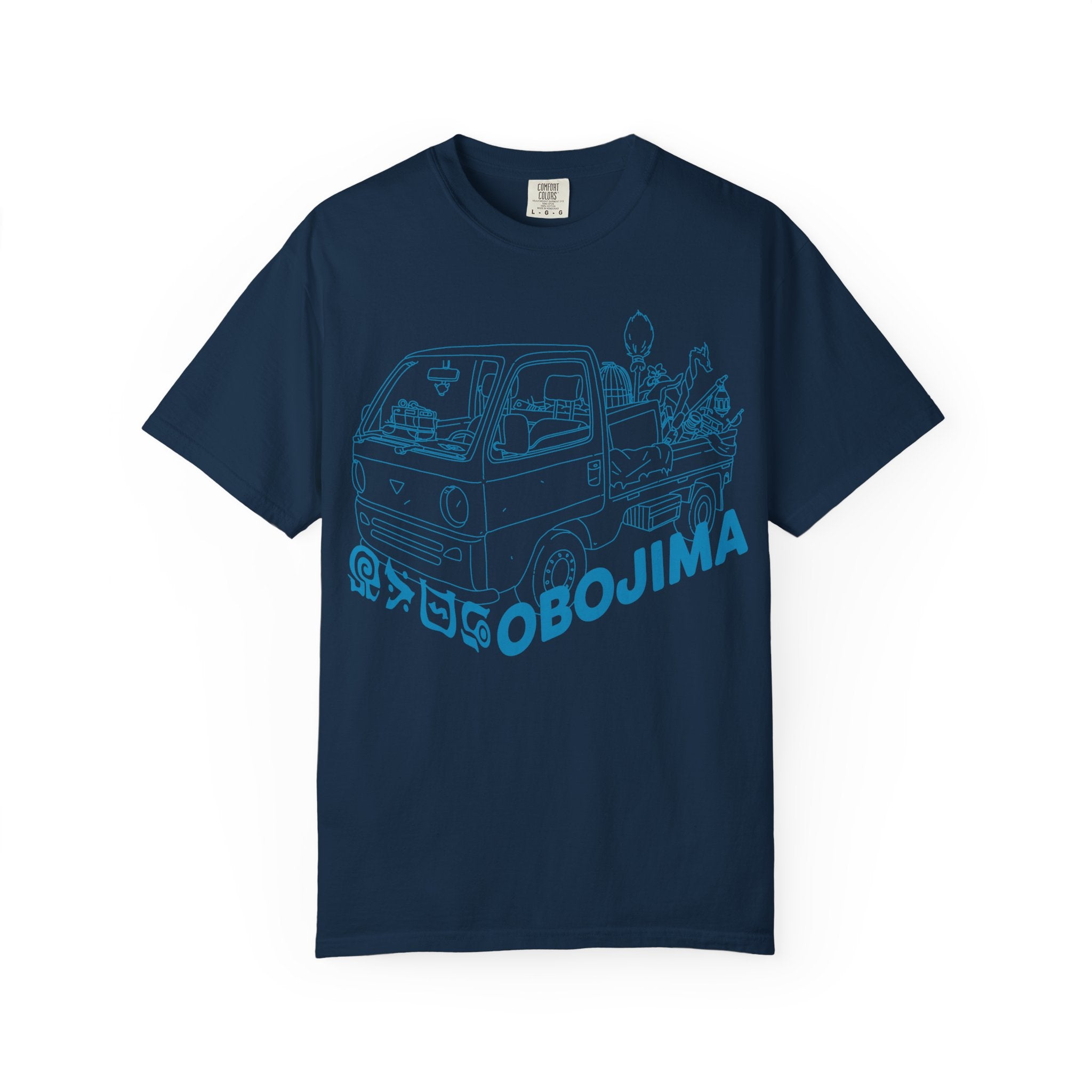 Obojima Kei Truck Line Art T‑Shirt