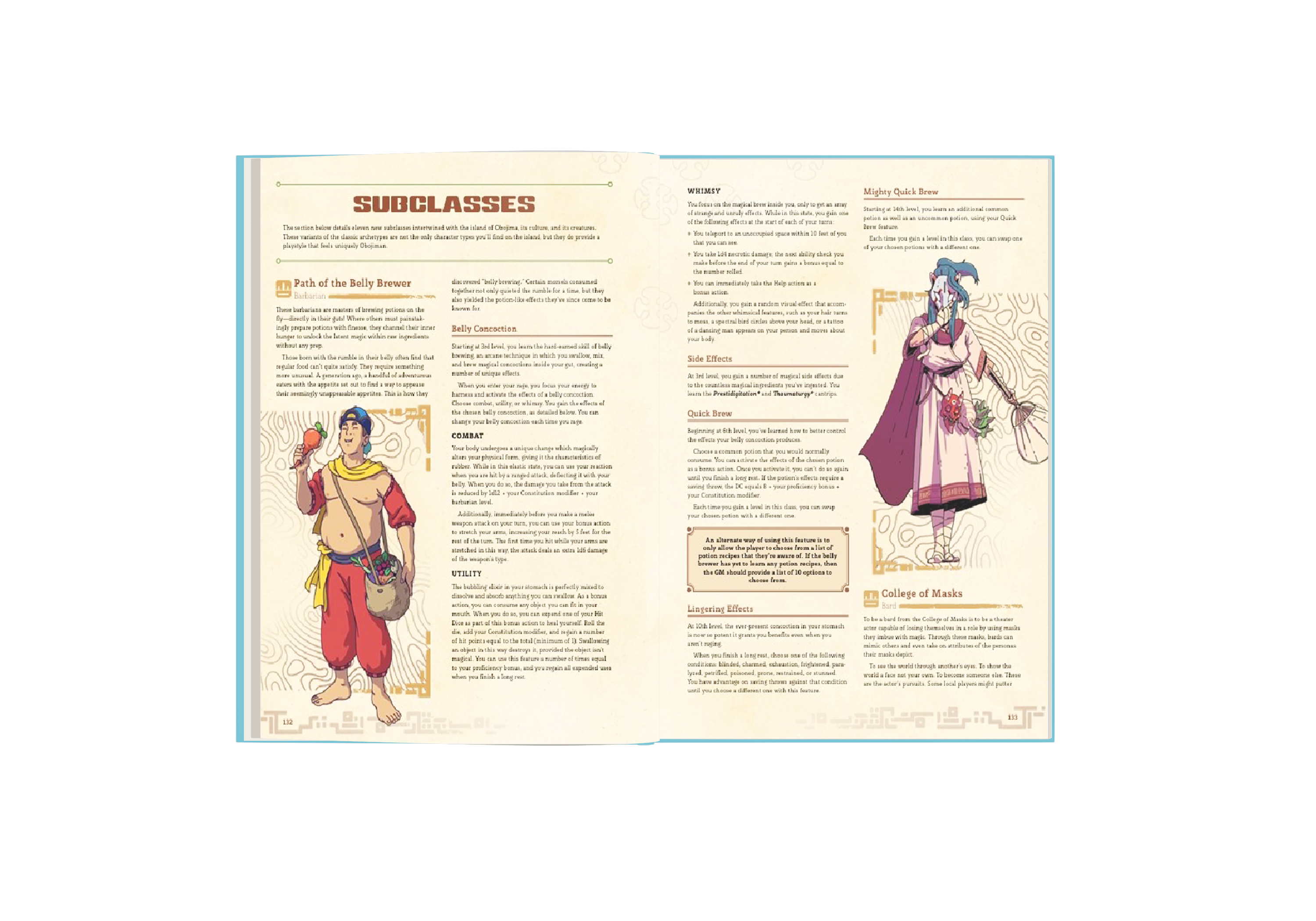 Obojima: Tales from the Tall Grass 5E 2014 rules PDF (Instant Download)