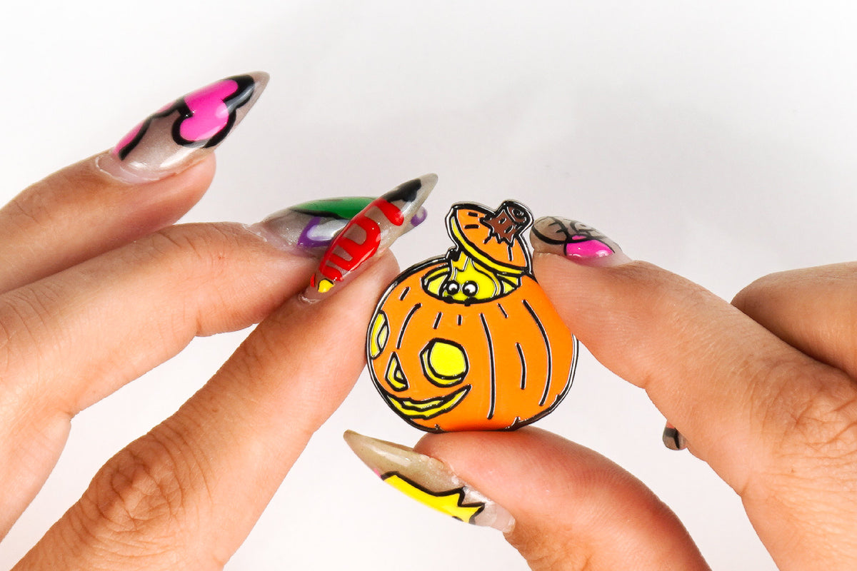 Limited Run Jack-o'-lantern Pin