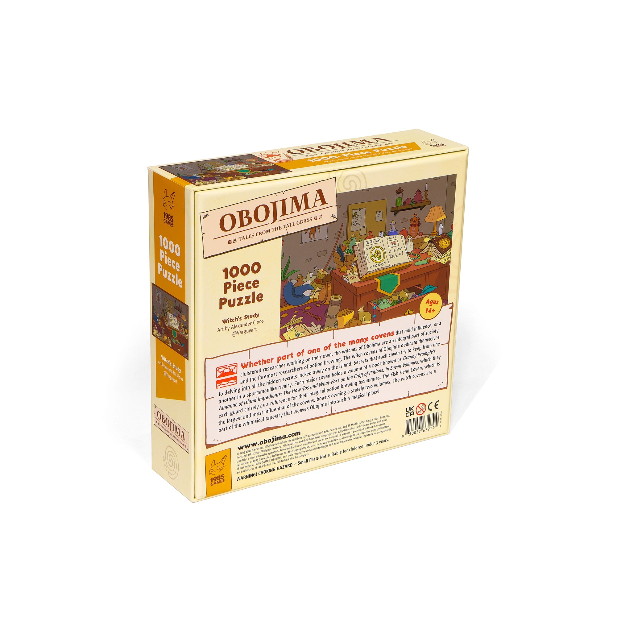 Obojima 1000 Piece Puzzle - Witch's Study