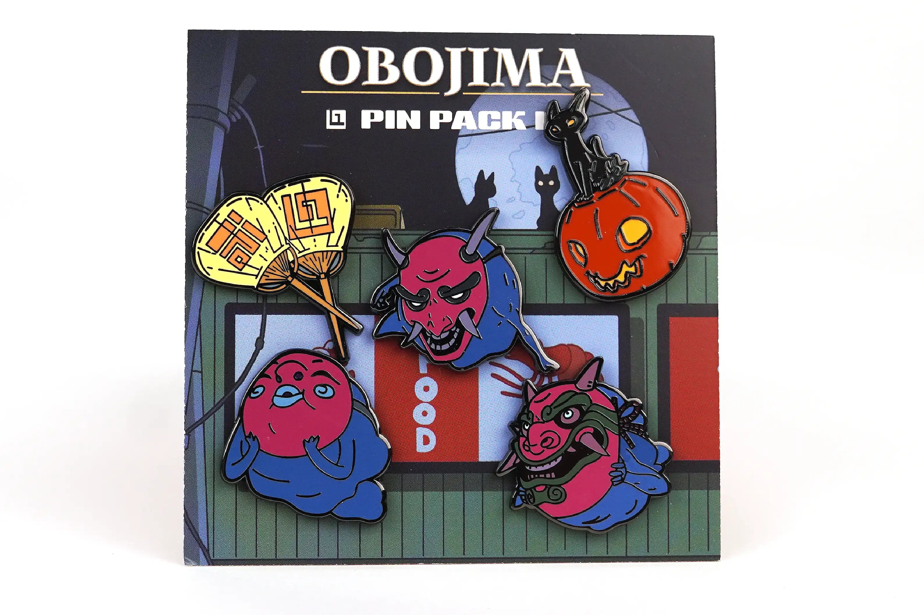 Obojima Patch, Pins, and Stickers Bundle