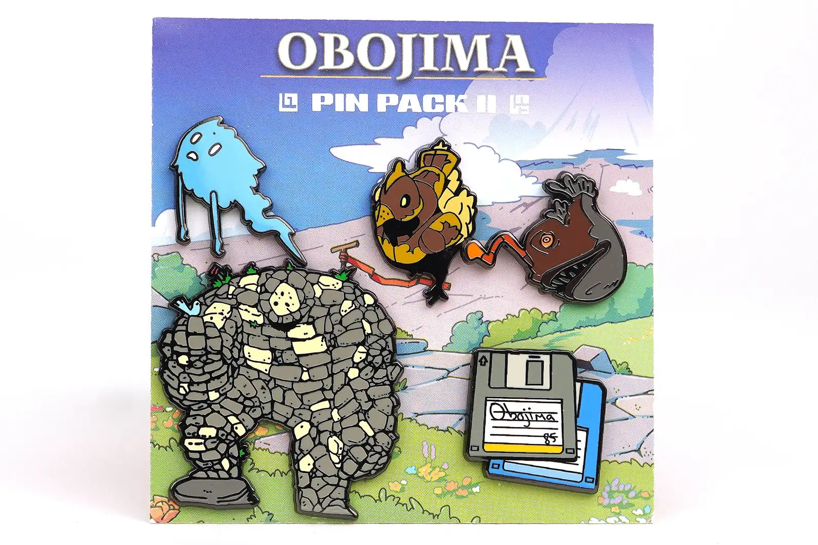 Obojima Patch, Pins, and Stickers Bundle