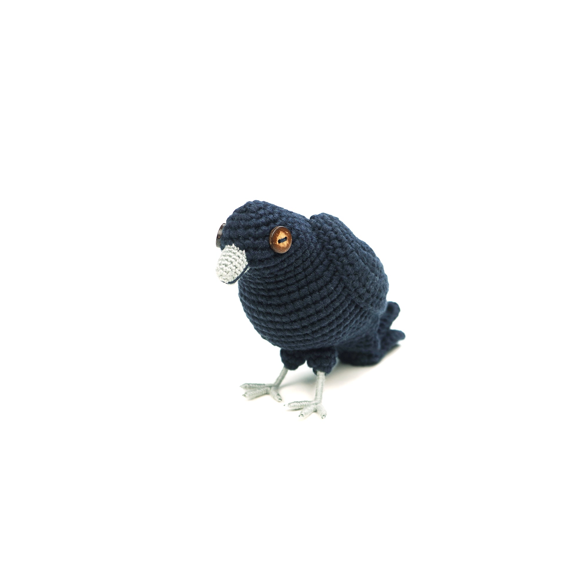 Crochet Creatures - Button Crow