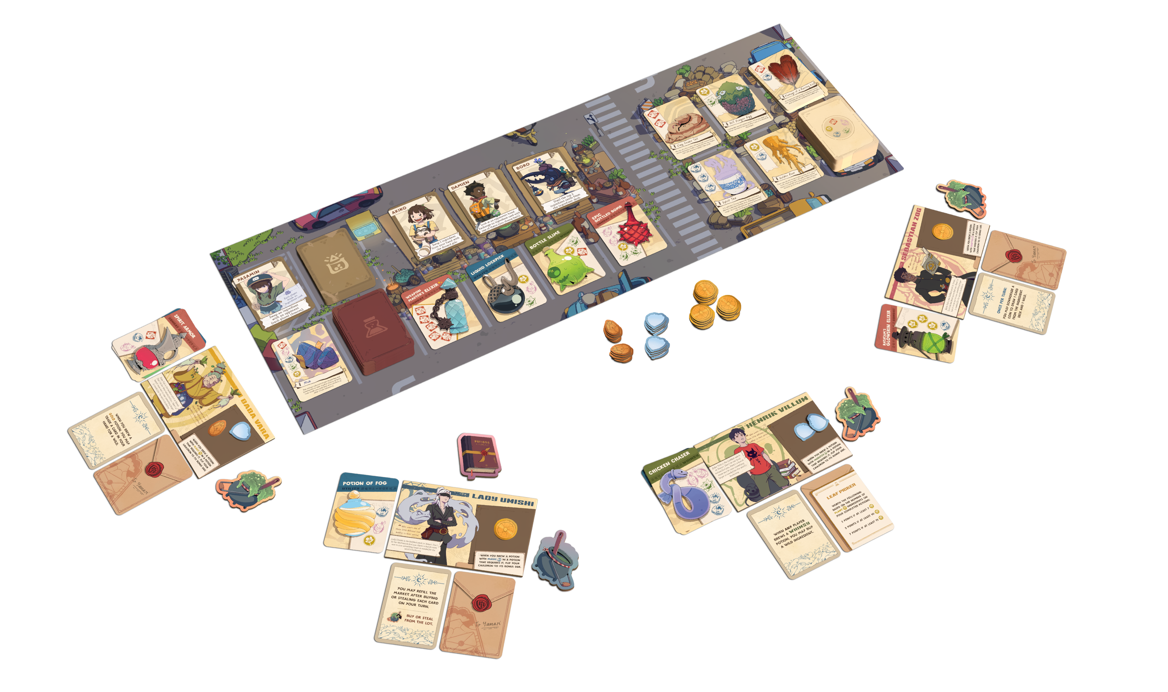 Yanari: the Witches Market - Board Game PRE-ORDER (Sept 2026)