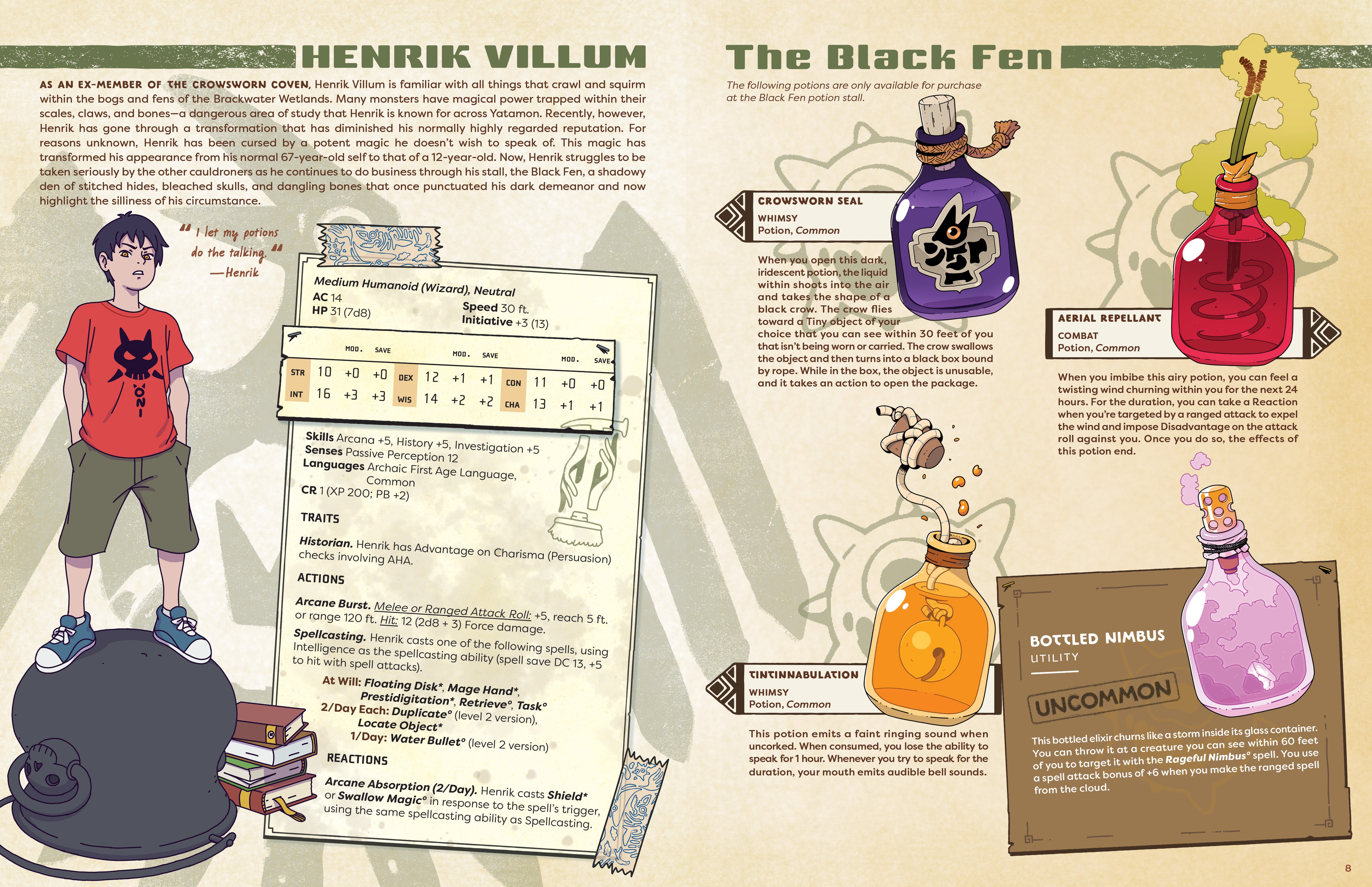 Yanari Witches & Potions Supplement PDF
